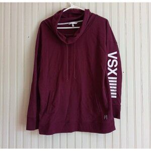 Victoria's Secret Burgundy Cowl Neck Sweater Women's Size S Pullover Knit
